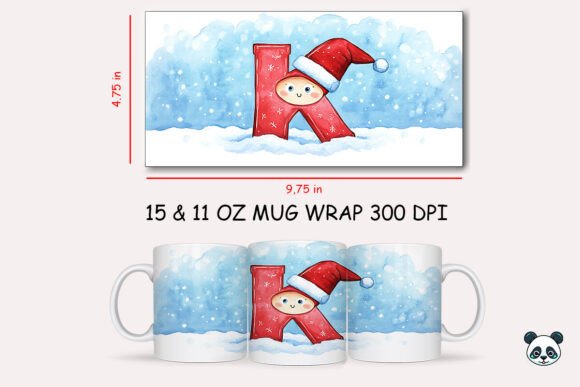 Christmas Baby Letter D Mug Wrap 11 Review