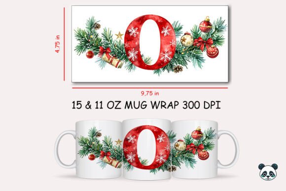 Christmas Letter O Mug Wrap Sublimation Graphics and Crafts Review