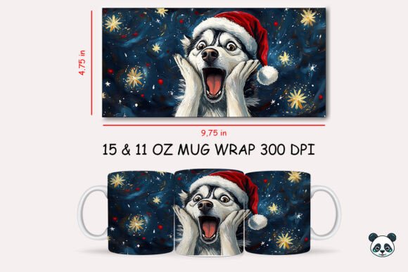 Funny Christmas Siberian Husky Scream Mug Wrap Review