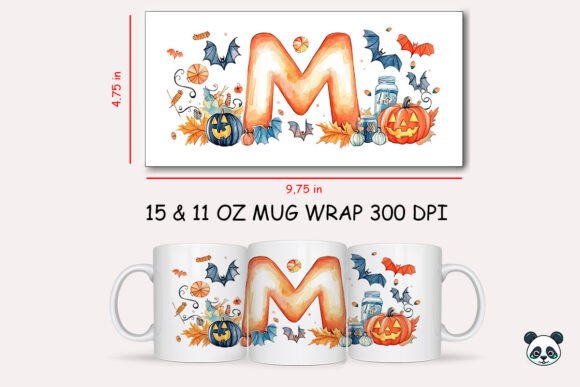 Halloween Letter M Mug Wrap Sublimation 2 Graphics and Crafts Review