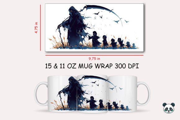 Halloween Papa Ghost Mug Wrap Review