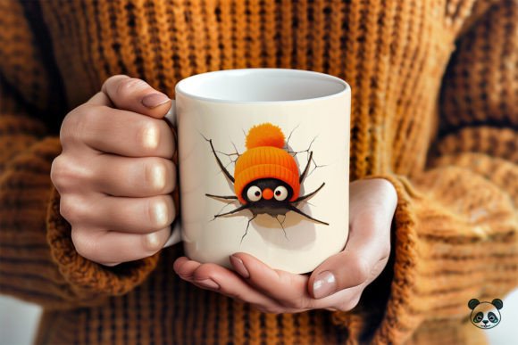 Halloween Spider Beanie 3D Mug Wrap Graphics and Crafts Review