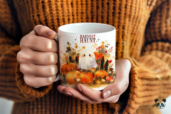 HARVEST HAUNT Cute Ghost Mug Wrap Graphics and Crafts Review