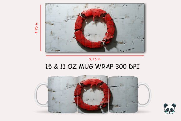 Red Plaid 3D Letter O Mug Wrap Review