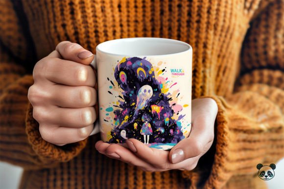 WALK THROUGH WALLS Ghost Mug Wrap: A Seller’s Review of Graphics and Crafts Assets